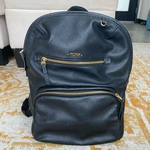 Tumi Leather Backpack